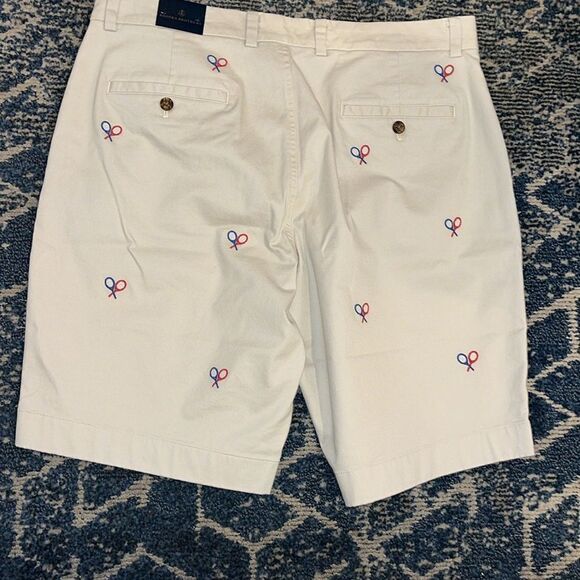 New Brooks Brothers Sewn 10” Tennis Racquet Golf Walking flat front Shorts 36 - Picture 6 of 6